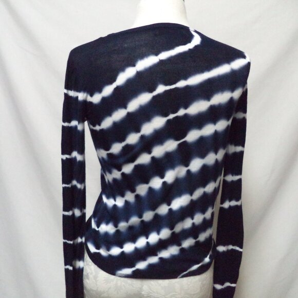 Desigual knit Sweater Top tie dye embossed jeweled Jumper Size Sz Small Sm S - Picture 8 of 12